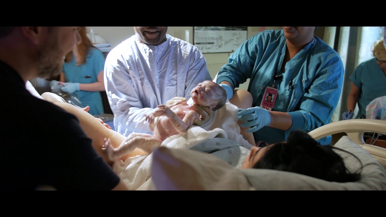 Camille's Birth Video - Dad's Emotional Reaction
