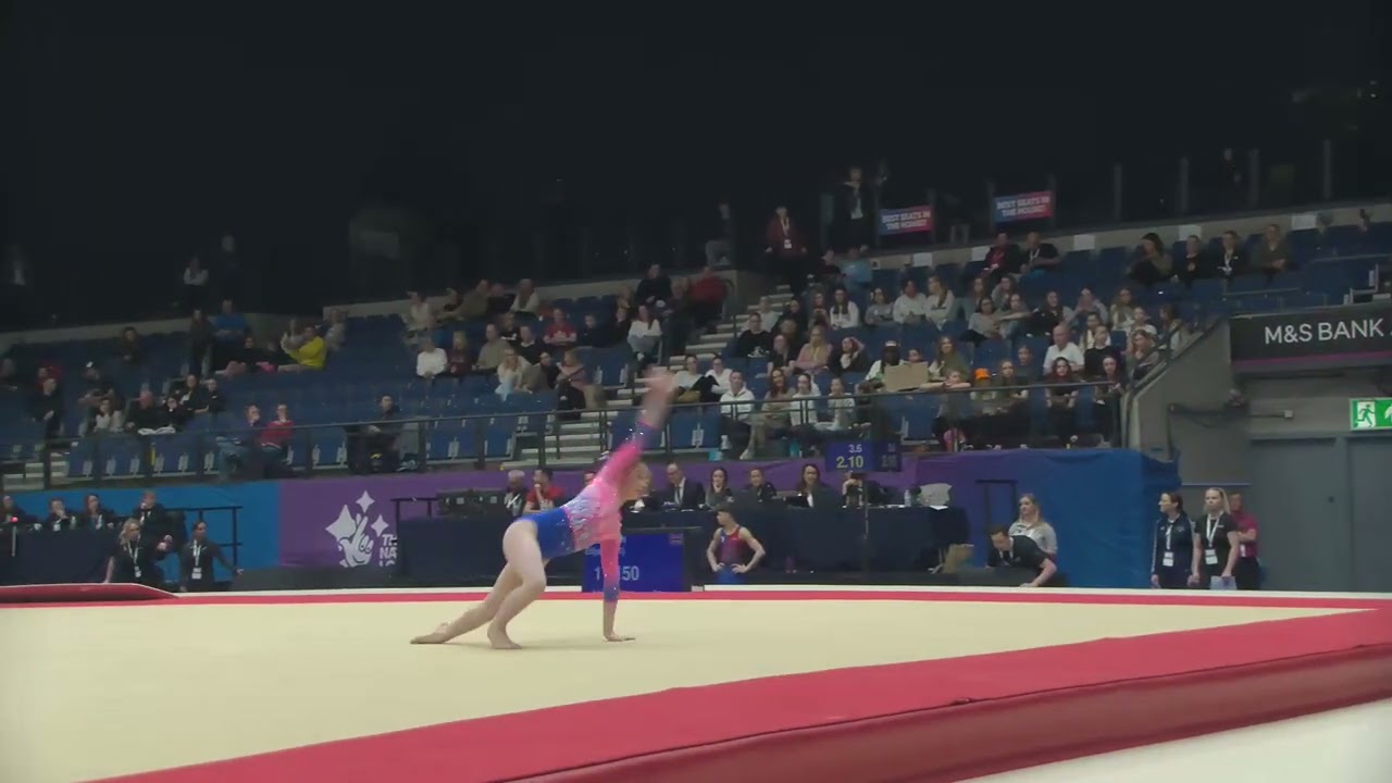 Elisabetta Cardelli-GOLD Women's Floor-WAG Aspire- AA Gymnastics British Championships 2025