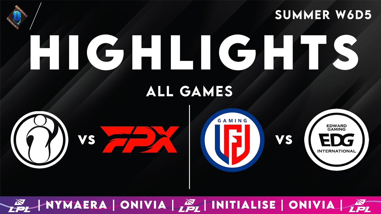 LPL Highlights ALL GAMES Week 6 Day 5 | LPL 2025 Split 3 by Onivia