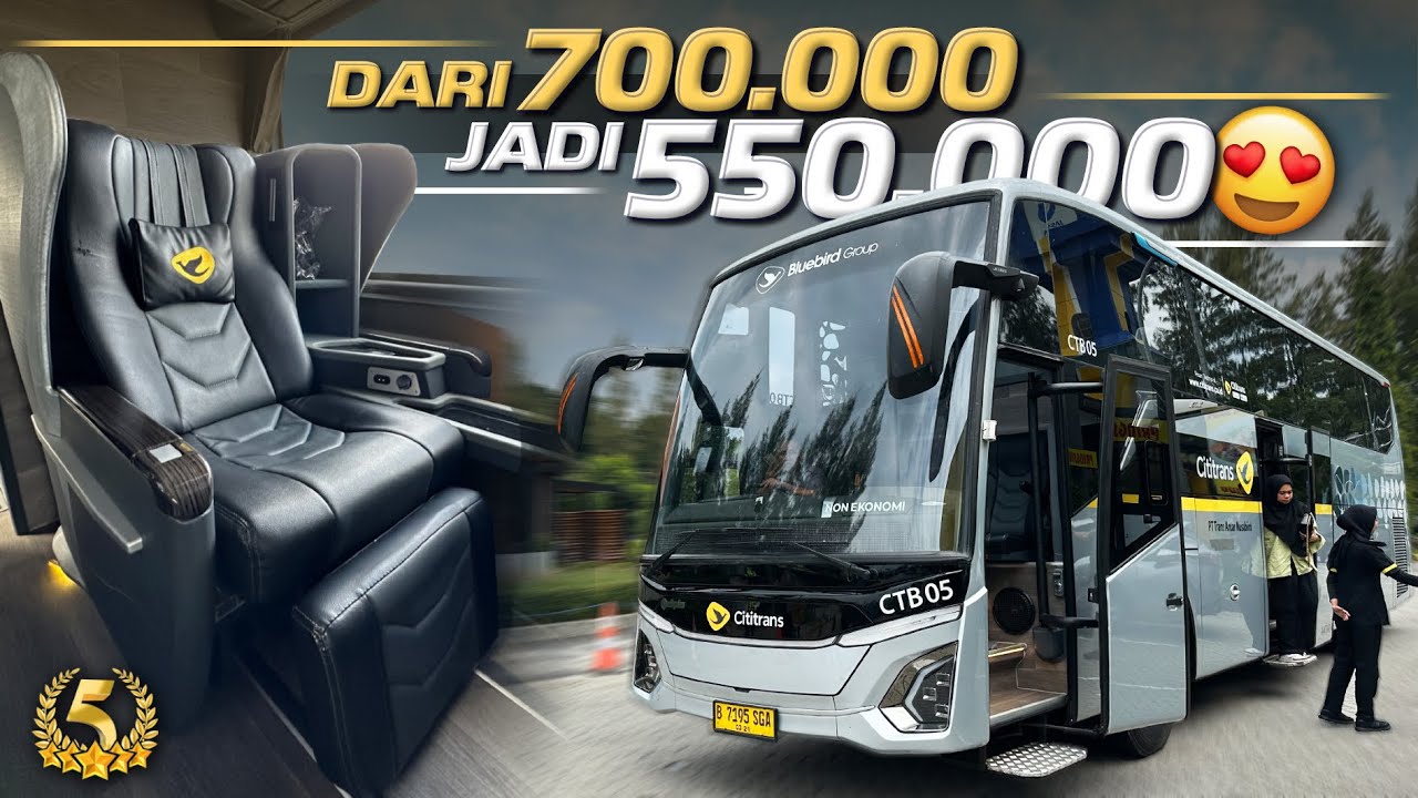 HARGANYA JADI LEBIH MURAH, PELAYANANNYA GIMANA⁉️Trip Malang-Jakarta with Cititrans Suite Class