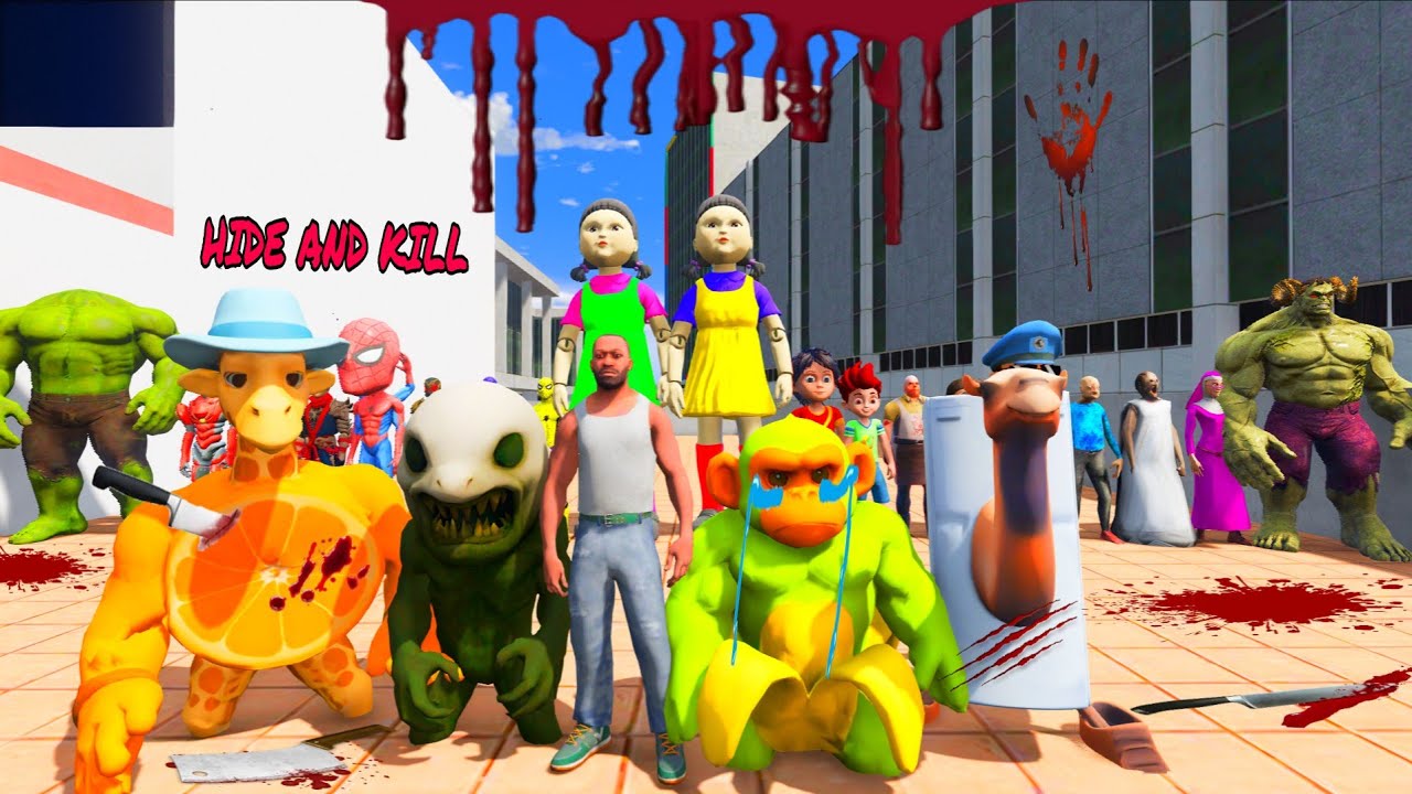 FRANKLIN PLAY HIDE AND KILL IN INDIAN BIKE DRIVING 3D