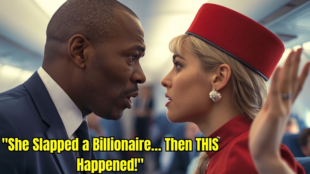 Она ударила миллиардера по лицу в середине полета… не зная, кто он на самом деле.