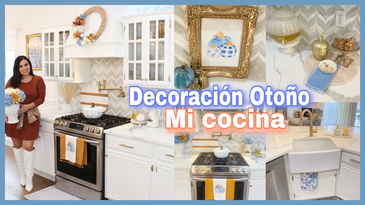 DECORACIÓN DE MI COCINA 💙🍁 OTOÑO 2022