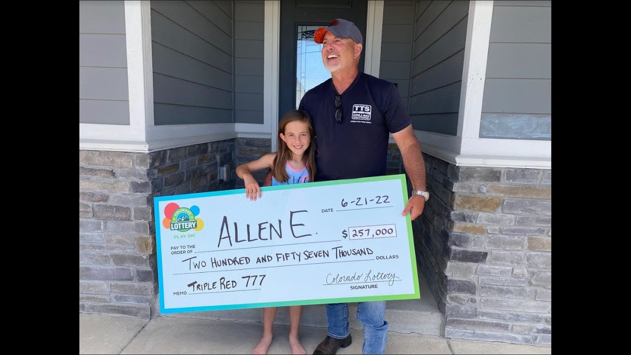 Allen E. Won a 2nd Chance Drawing for Triple Red 777