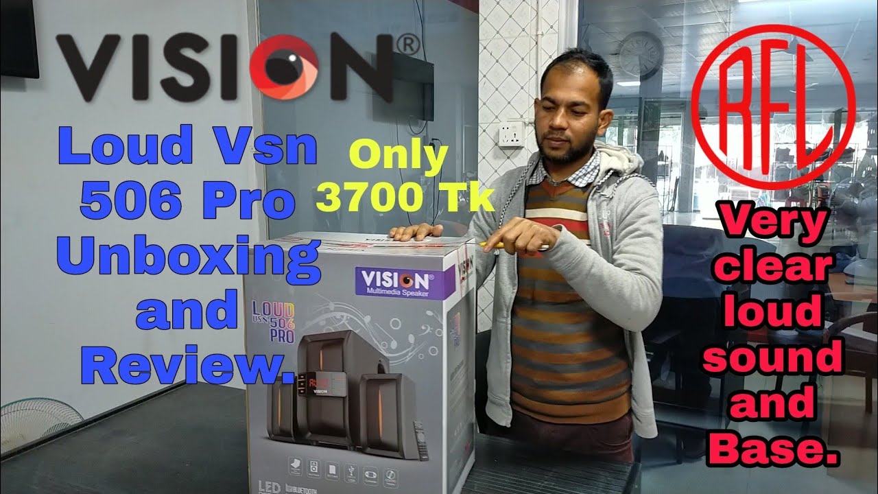RFL Vision Loud vsn 506 pro Sound Bluetooth Box Unboxing and review with all details.