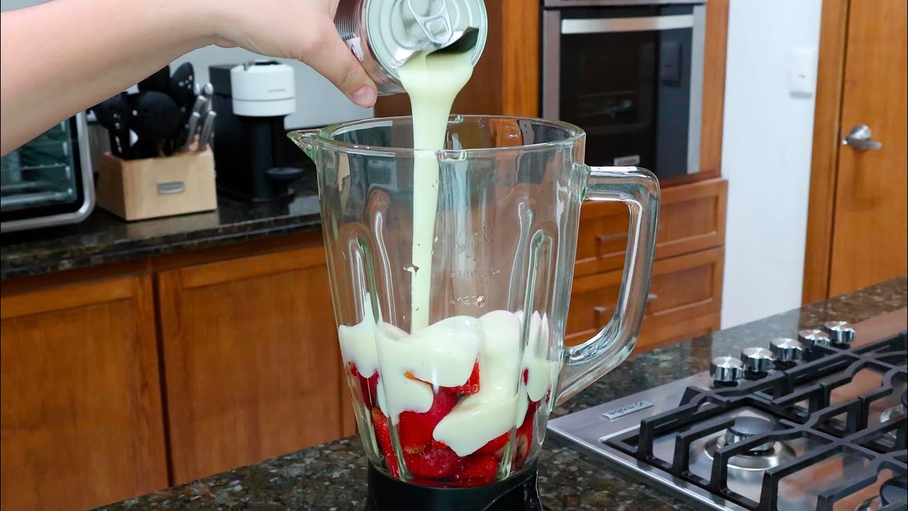 Receta De Flan De Fresa &iexcl;Sin Horno! 🍓