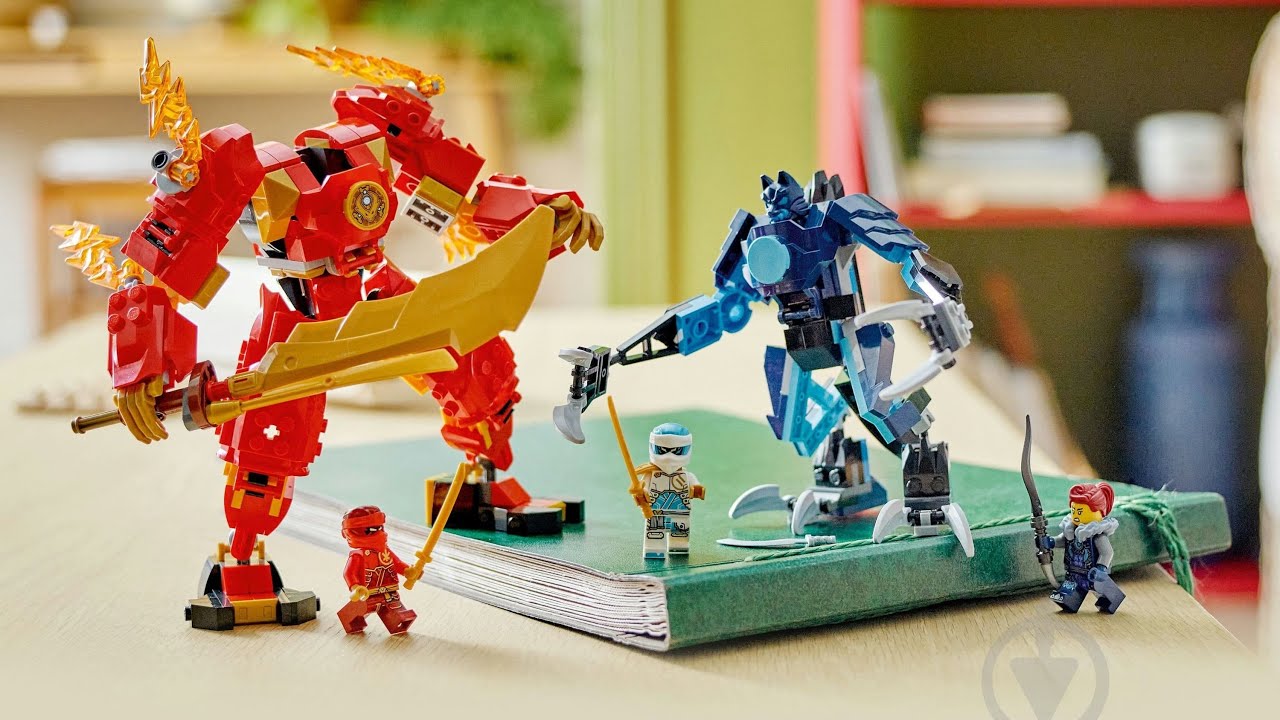 Обзор на набор LEGO “71808” Kai’s Elemental Fire Mech🔥 #lego #обзоры #edit