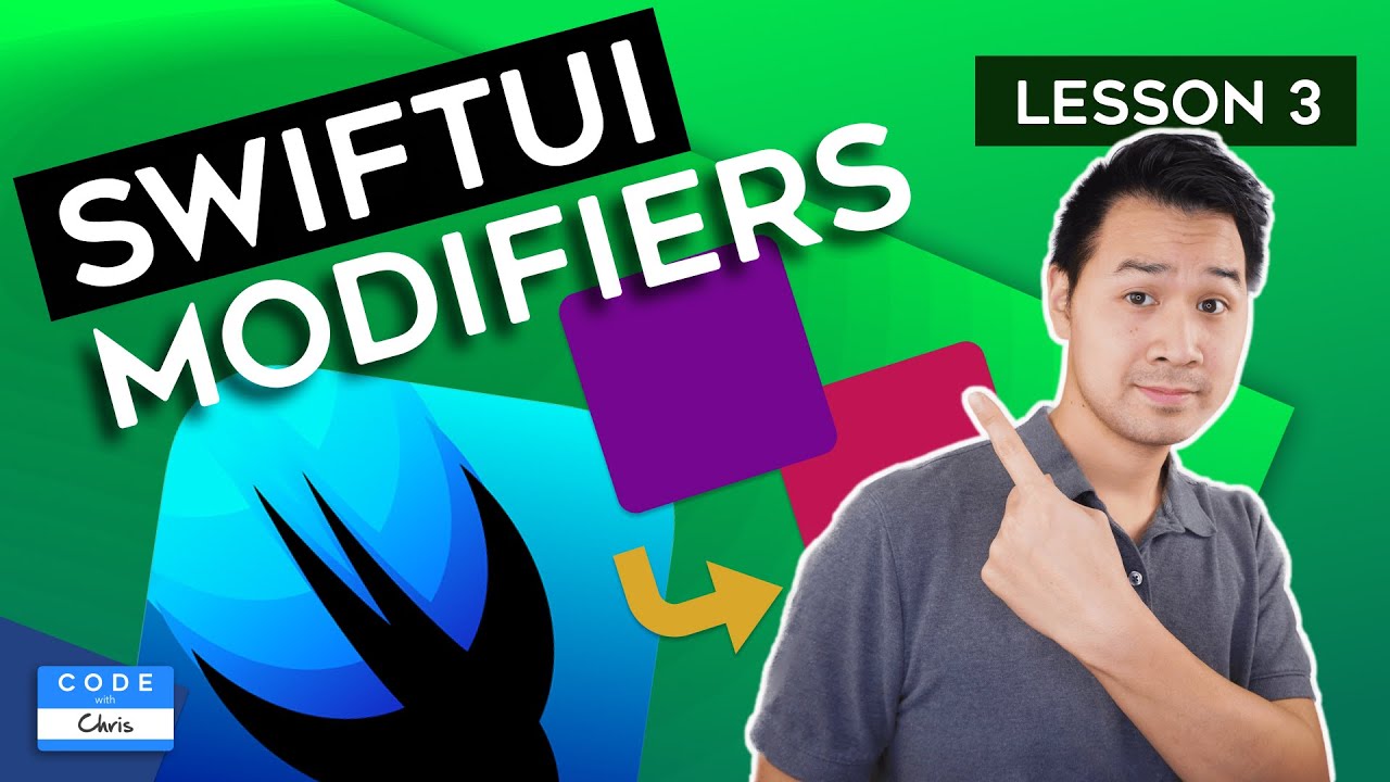 Модификаторы SwiftUI (настройка элементов SwiftUI) — Урок 3