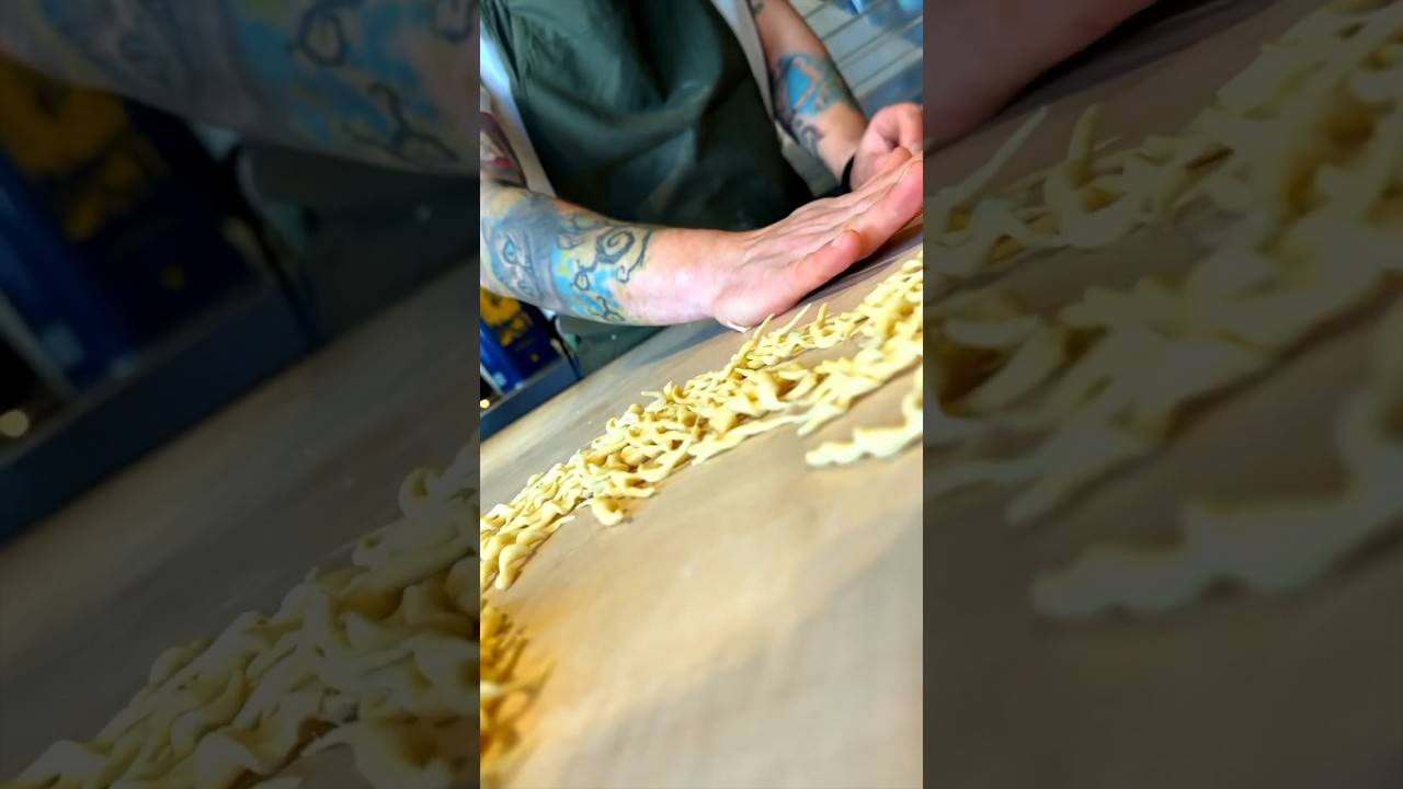 Homemade TROFIE pasta - not as simple as it looks 🍝