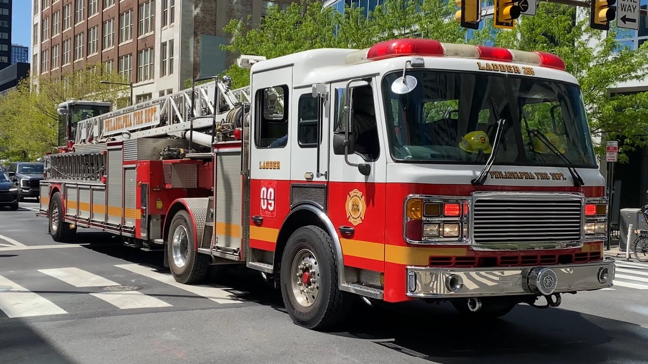 ⁴ᴷ ** NEW RESERVE LADDER 295 ** Philadelphia Fire Department Ladder 9 Responding
