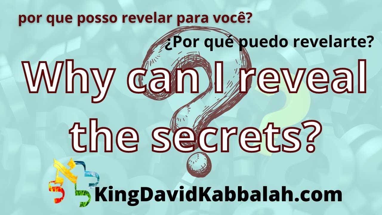 Why can i reveal the secrets of the Torah and Kabbalah?