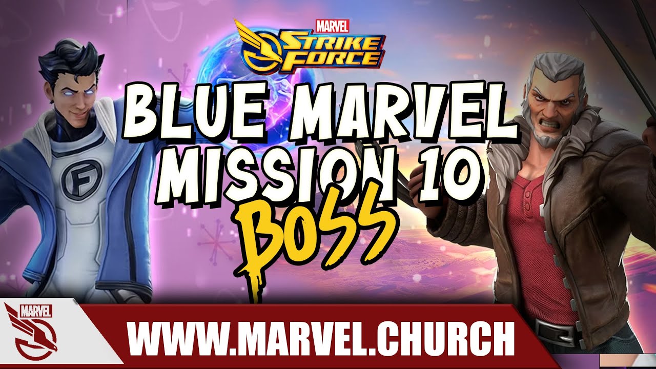 Blue Marvel Mission 10 Boss | Marvel Strike Force | Marvel Church