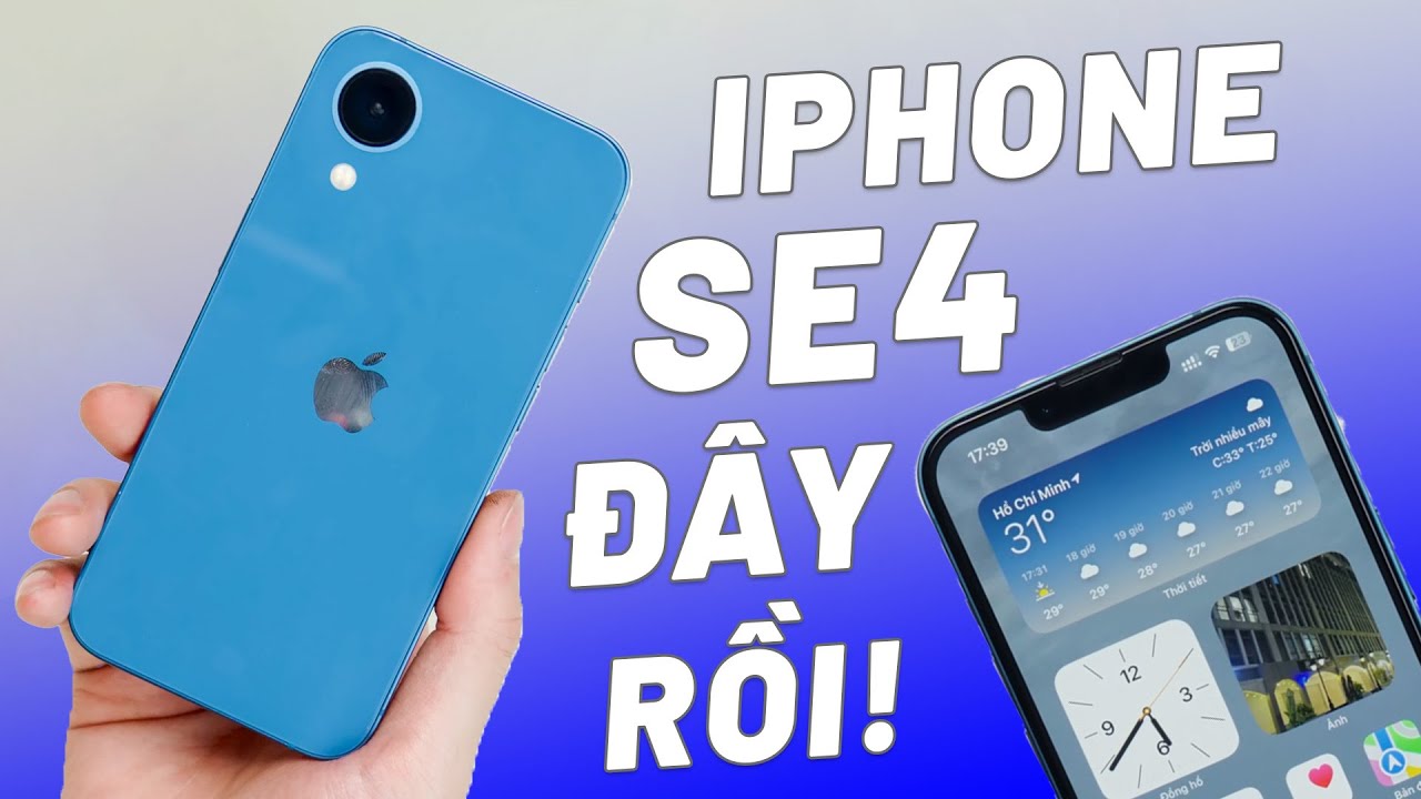 iPhone SE4 Đ&acirc;y Rồi, Apple A18 Rất Mạnh, M&agrave;n Tai Thỏ, Cổng Type-C Gi&aacute; Rất Rẻ Sắp Ra Mắt!