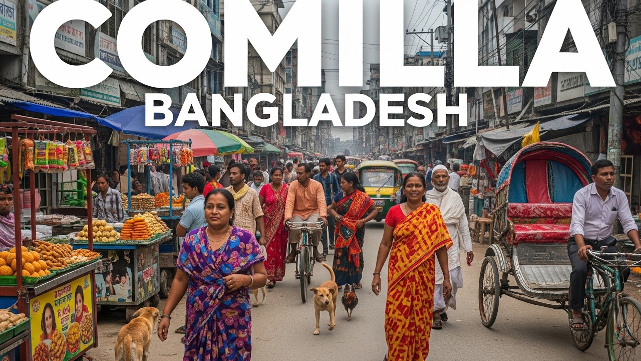 Street Life in Comilla Bangladesh: Raw, Real, and Unfiltered in 4K