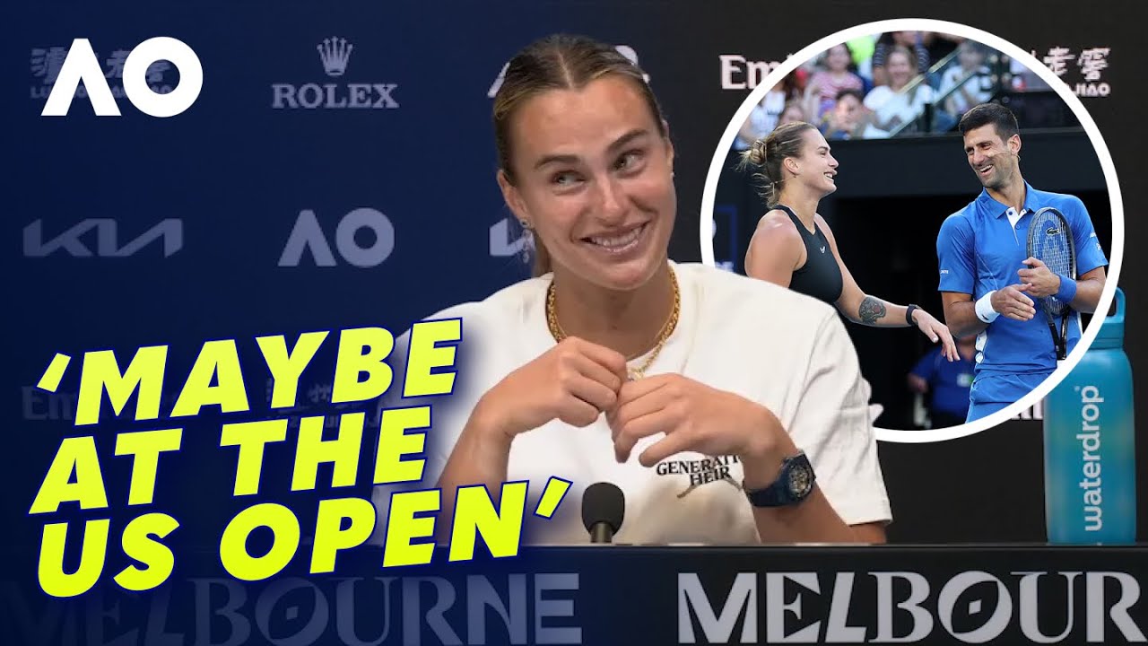 Aryna Sabalenka TEASES a Djokovic team up | AO 2026 | Wide World of Sports