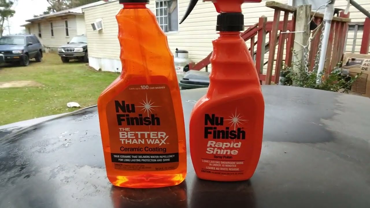 nu finish rapid shine polish mixed with nu finish ceramic coating insane winter protection and gloss