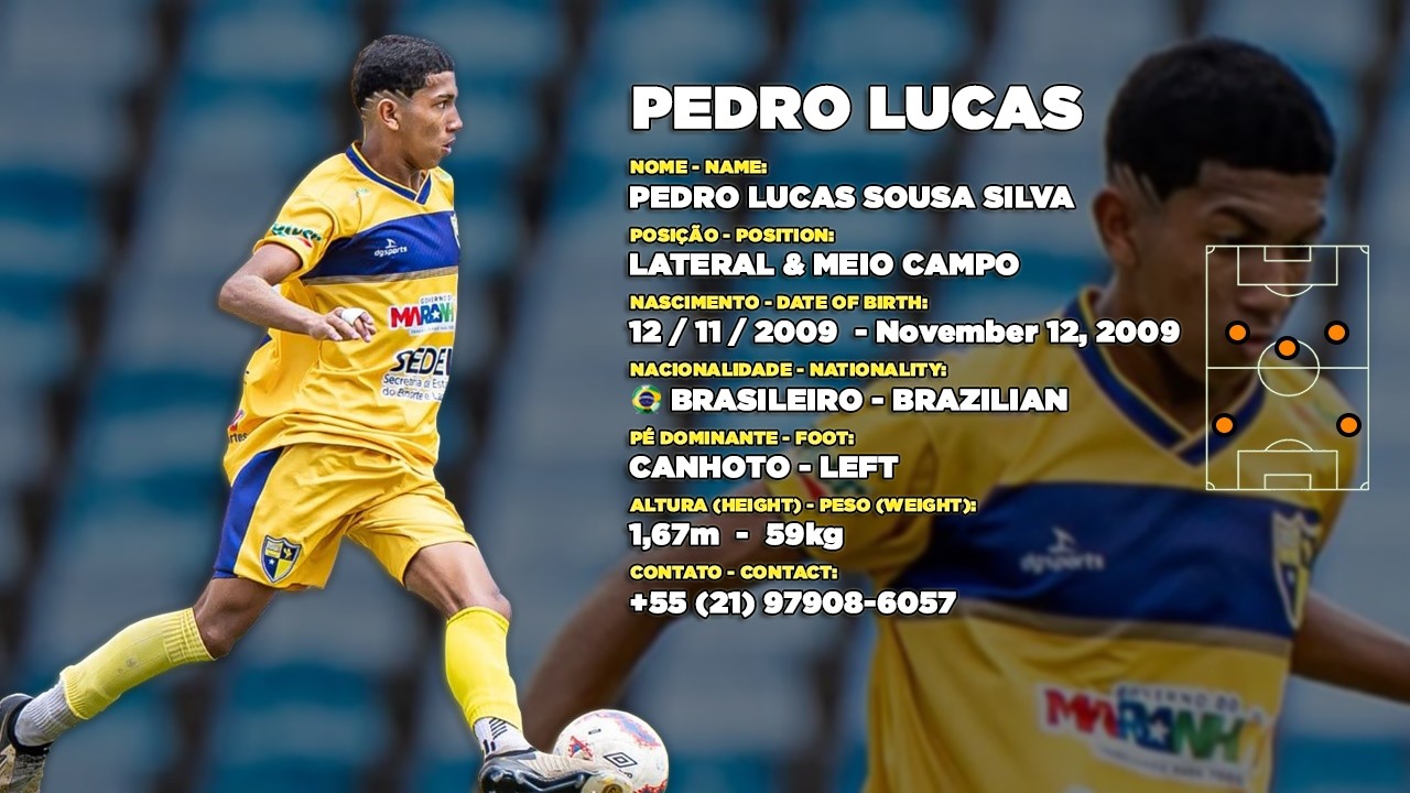 Pedro Lucas - Lateral & Meio-Campo • 2026