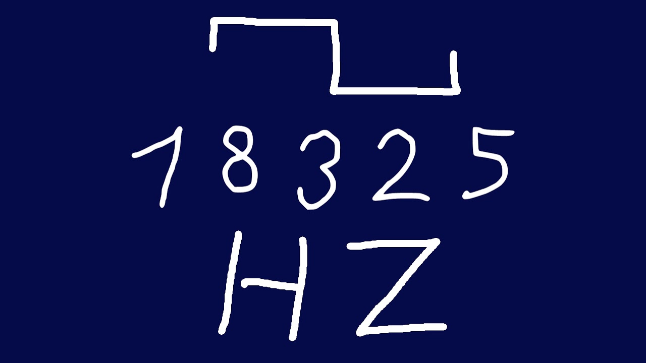 18325 hz square