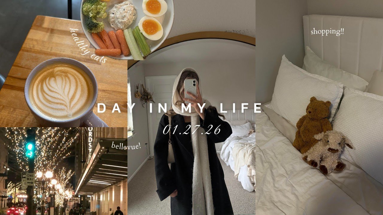 getting back on that productivity grind. - DOML vlog - school, gym, shopping, friends, city stroll