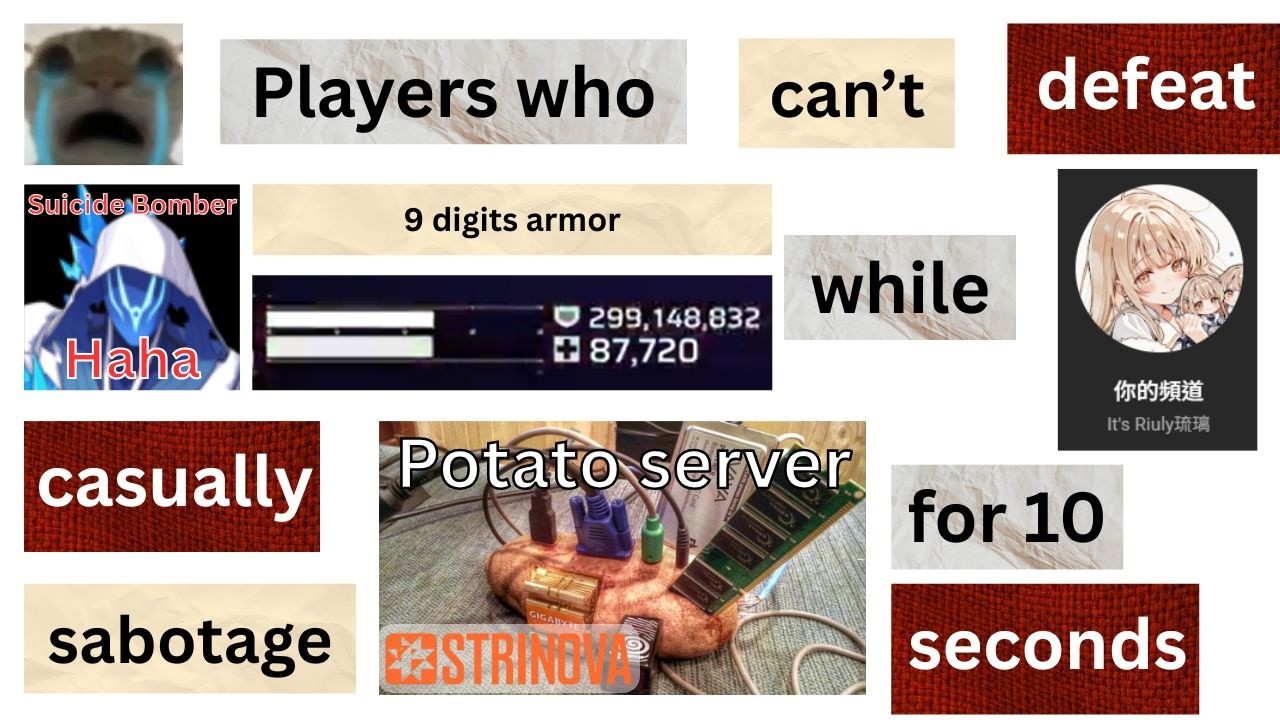 [Strinova Outbreak] Can't kill me? Take my napkin and go cry now.