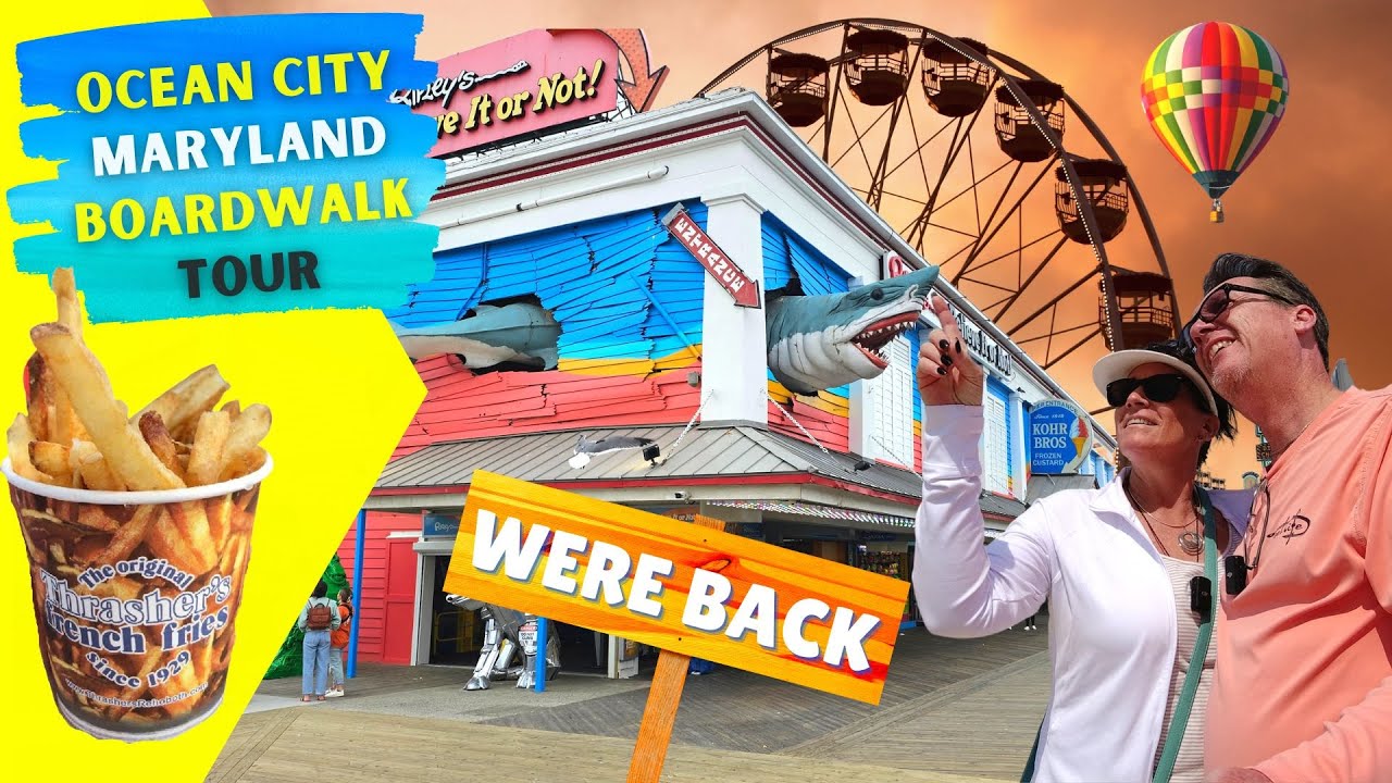 Ocean City Maryland Boardwalk Tour - Best Things to See and Do - Ocean City MD Boardwalk