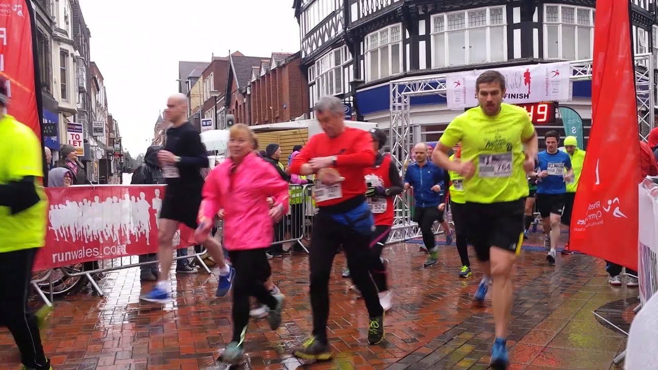Wrexham Half Marathon 7th March 2015 start