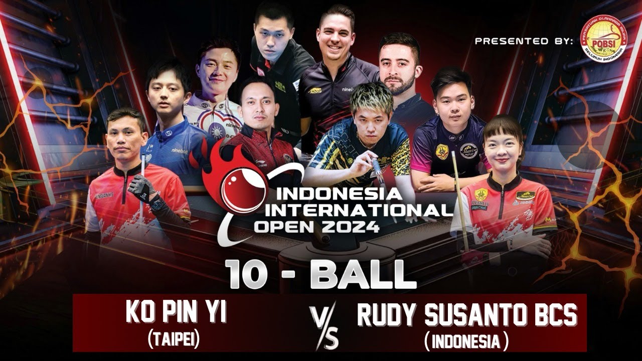INDONESIA INTERNATIONAL OPEN 2024 PRESENTED POBSI TPE - Ko Pin Yi VS INA - Rudy Susanto BCS