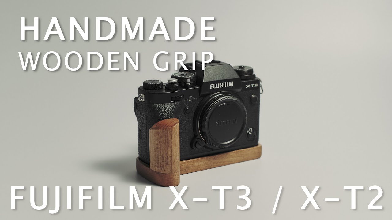 Handmade WOODEN GRIP for FUJIFILM X-T3 / X-T2