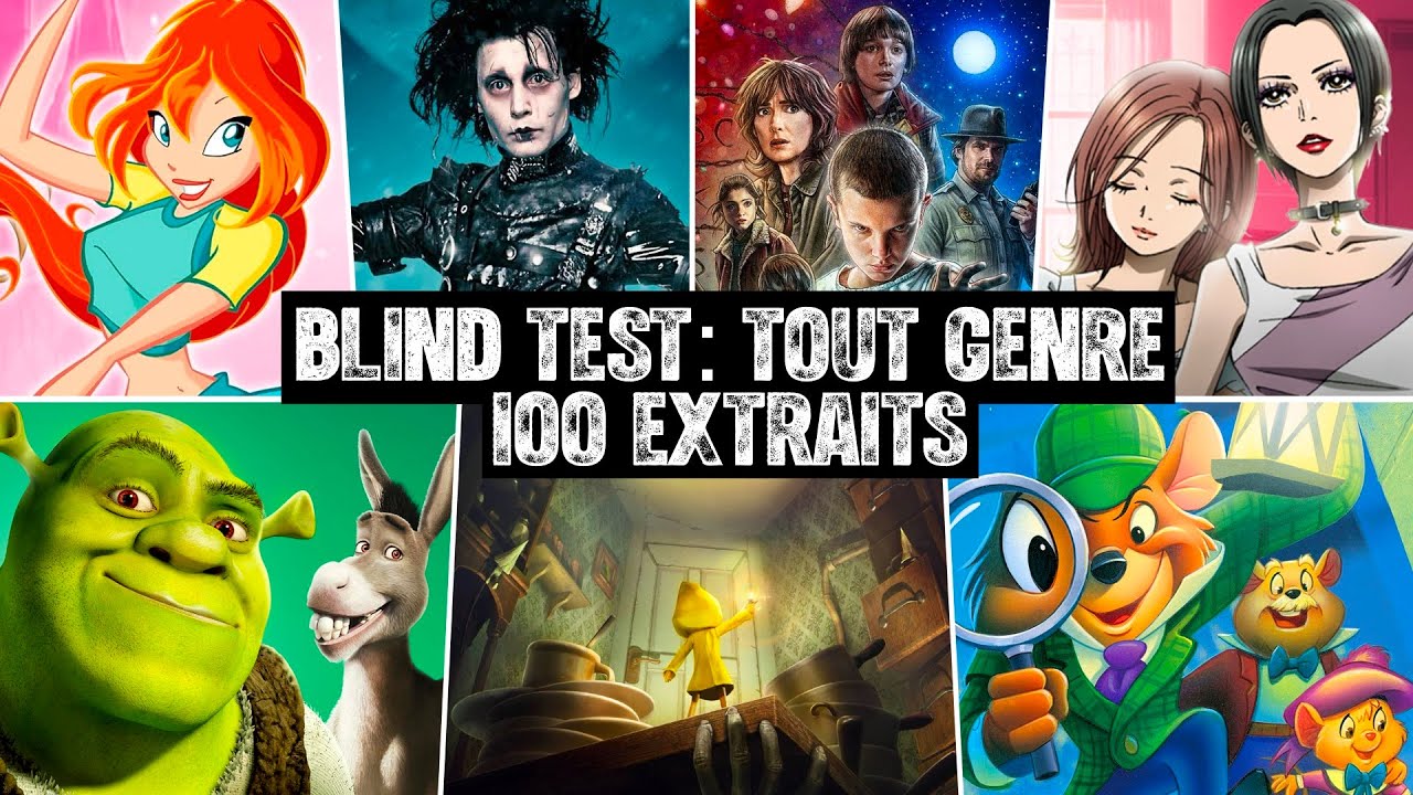 BLIND TEST: Tout genre￼ 100 Extraits