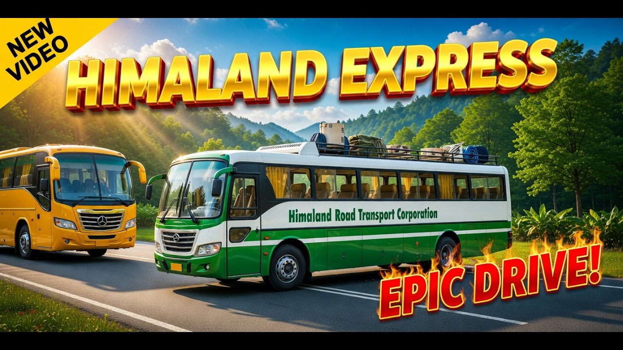 Indian Bus Simulator Gameplay | Dangerous Hill Road Bus Driving | Realistic Bus Simulator
