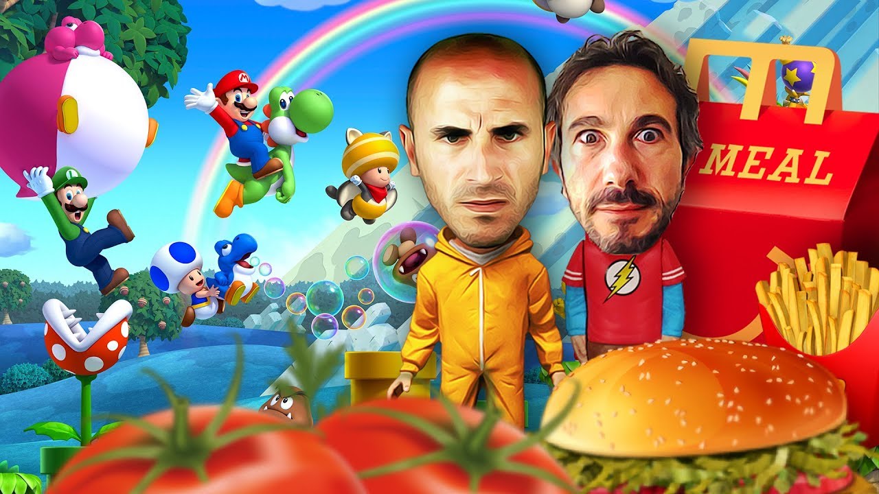 Gameplay New Super Mario Bros U. Deluxe Co-op in Italiano - Let's Play Giocato ITA - Parte 1
