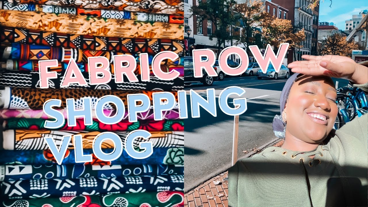 come FABRIC SHOPPING with me, where I love to buy fabric in south philly | Silently Loud Handmade