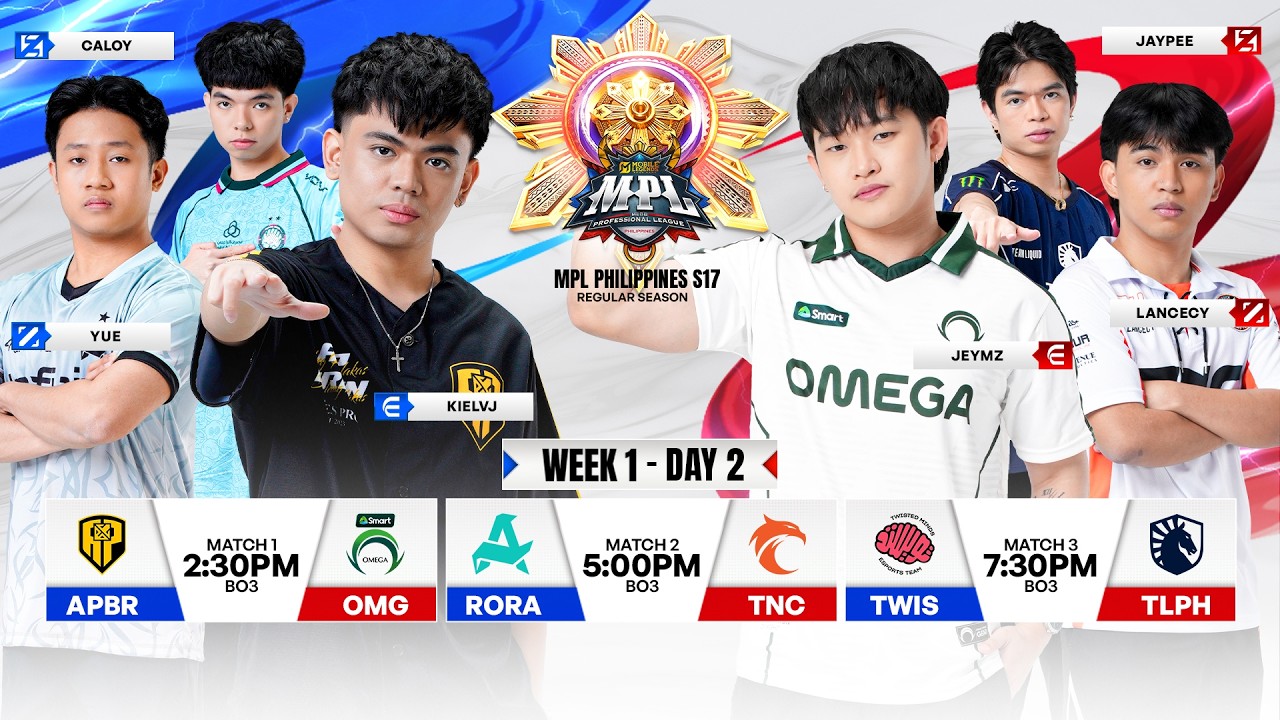 🔴 LIVE | MPL PH S17 | ENGLISH - Week 1 Day 2