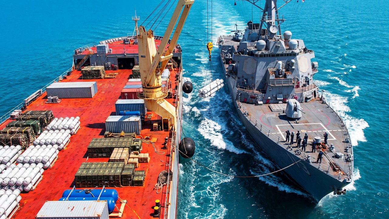 How the US Navy Turned a Tank Ship Into a 'Floating Armory'
