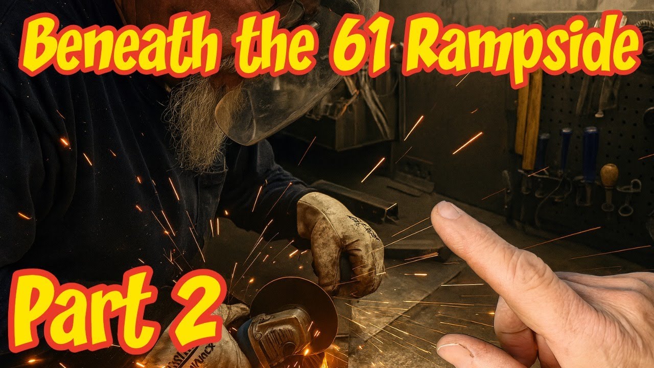 Beneath the Rampside Welding Repair and Paint Part 2