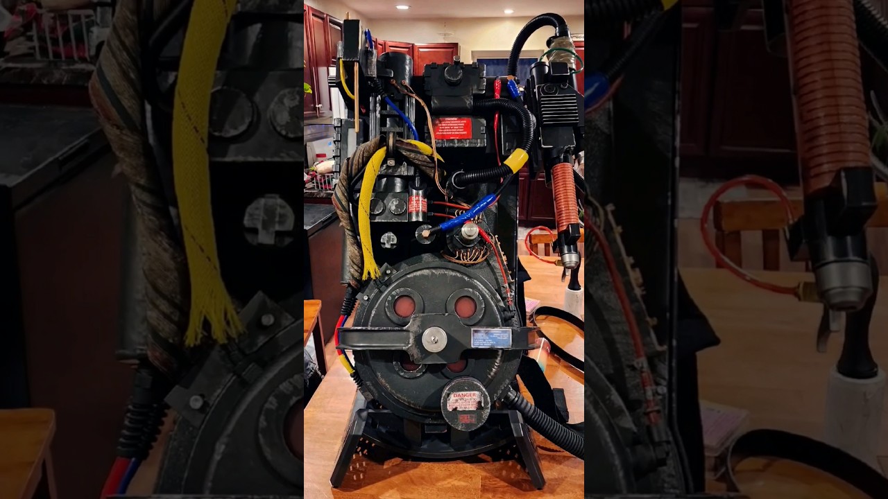 Working on my Haslab proton pack.  #haslab #ghostbusters #protonpack #collectibles #cool