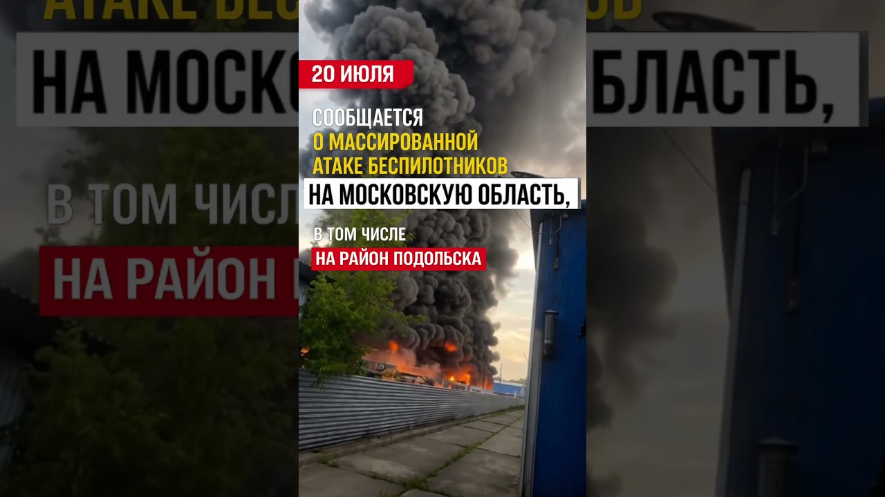 Московская область под атакой? Новые сообщения из Подольска #news #новости #новини #россия