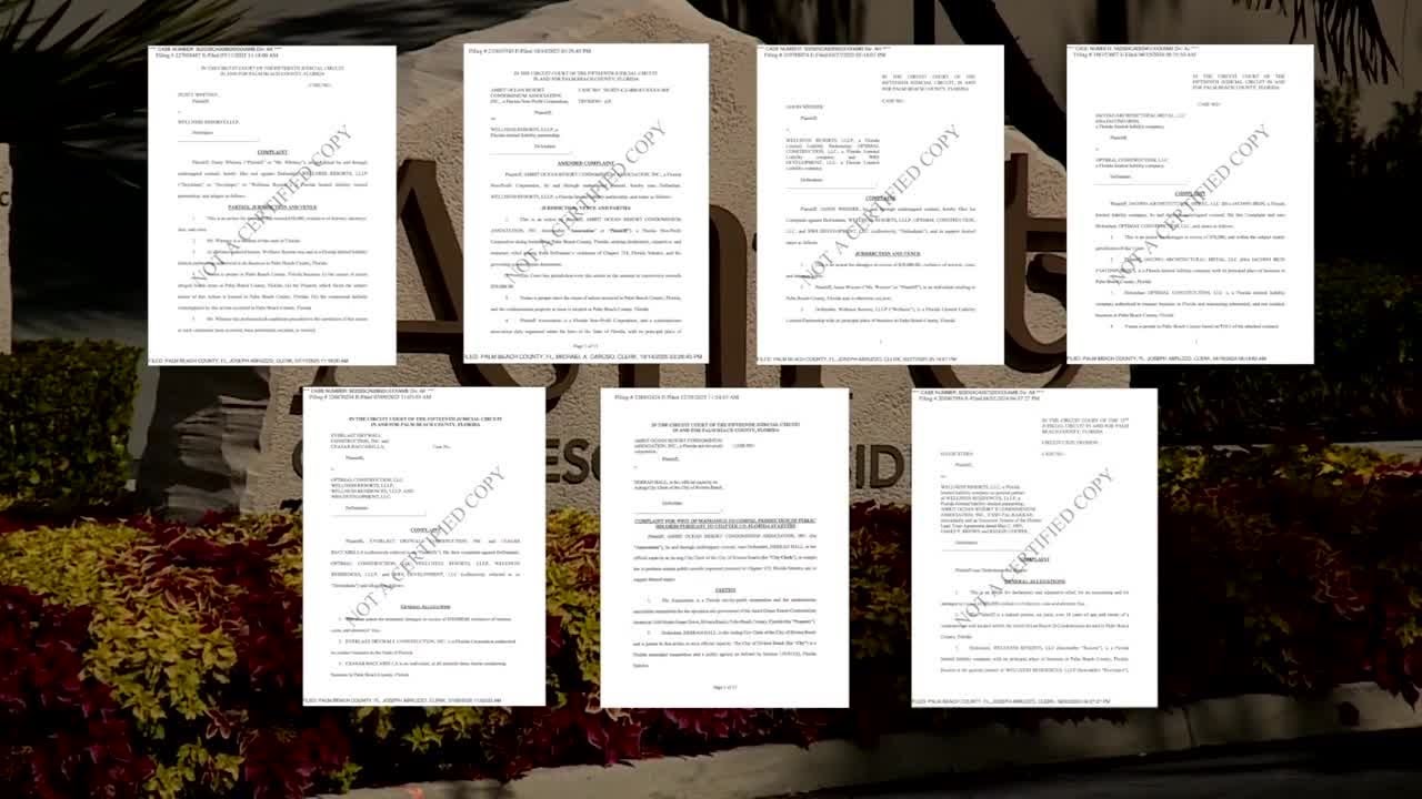 Luxury oceanfront resort in Singer Island faces multiple lawsuits