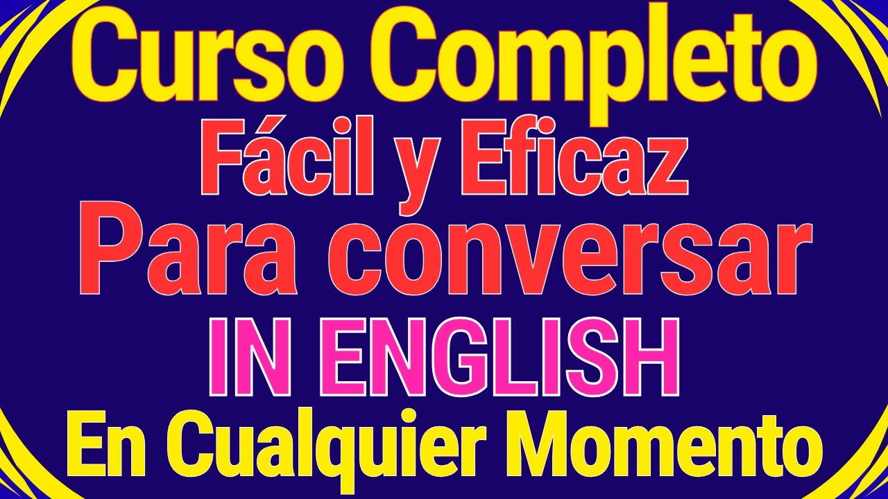 🚀✨MEJORA TU FLUIDEZ EN INGLES PRACTICANDO LENTAMENTE✅ CURSO BAICO DE INGLES