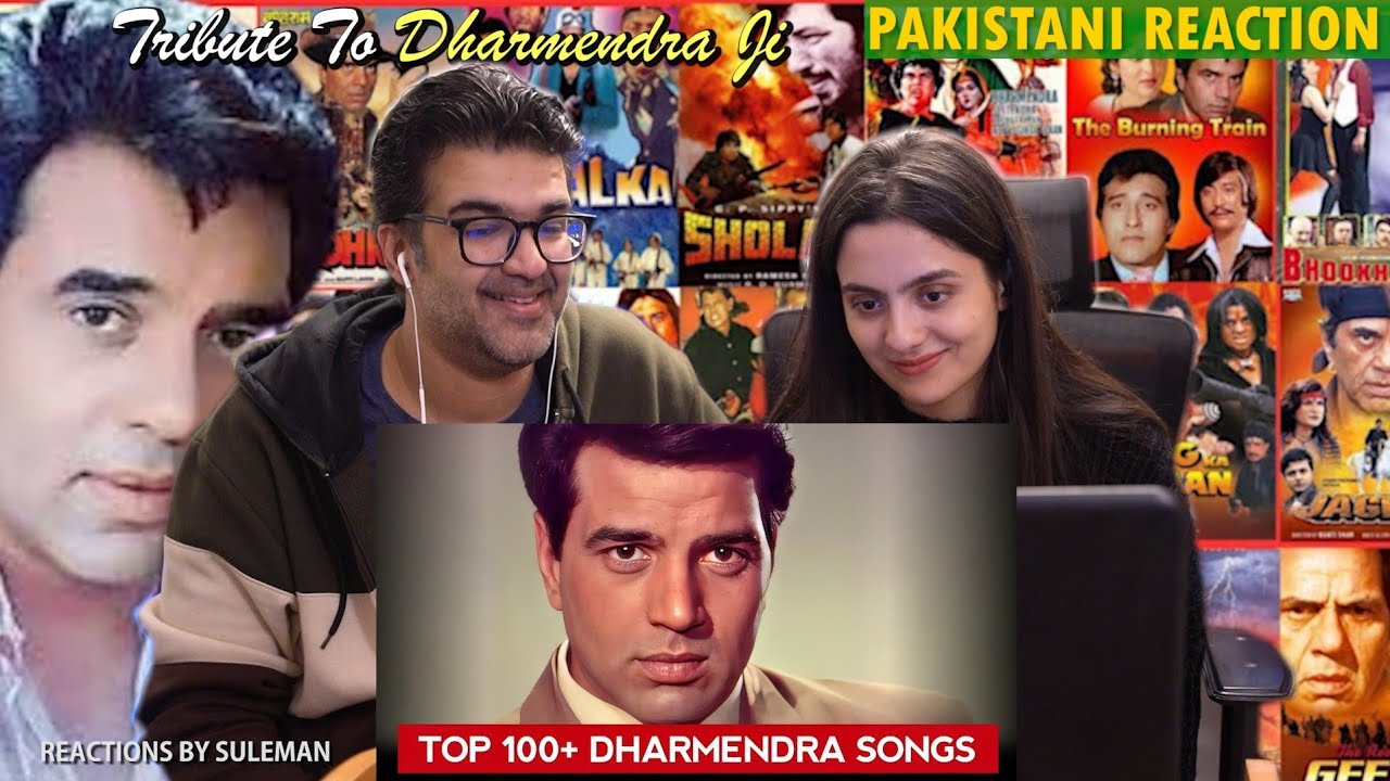 Pakistani Couple Reacts To Dharmendra Top 100+ Songs 🎵  | 1960-2023 