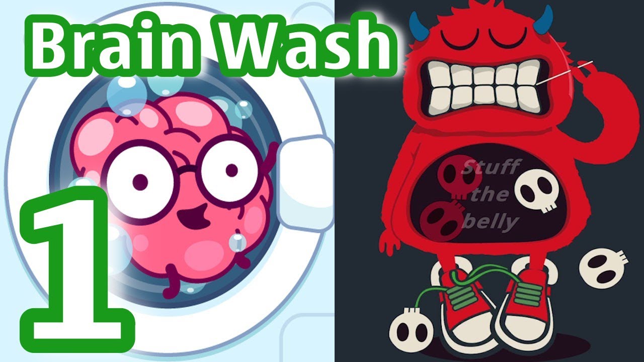 Brain Wash - Amazing Jigsaw Thinking Game Part 1 - Gameplay Walkthrough (iOS,Android)