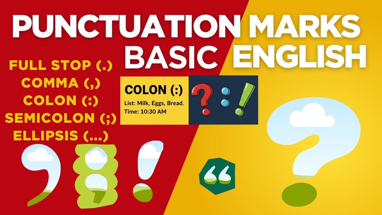 How to Use Punctuation Marks Correctly | English Grammar: Complete Understanding & Rules