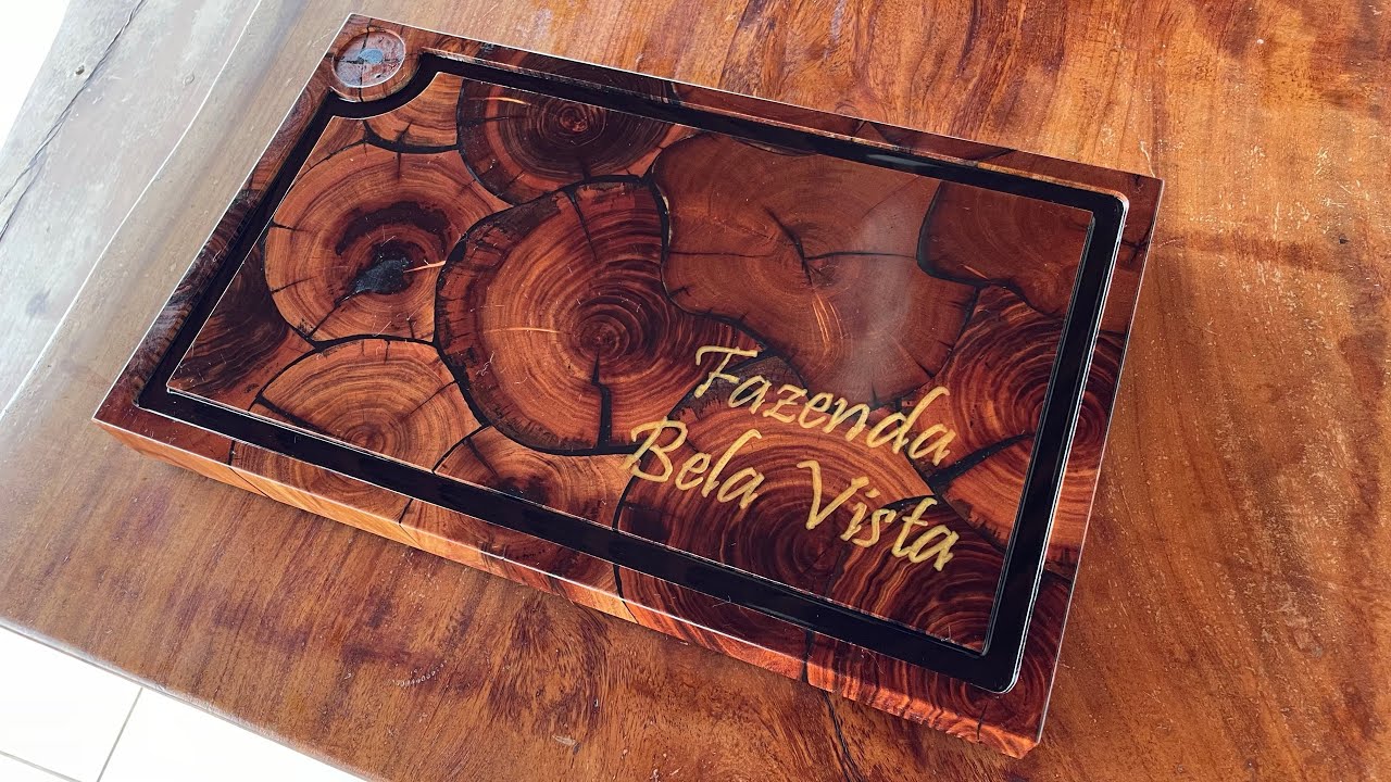 Luxuosa Tábua de Churrasco Artesanal Personalizada!