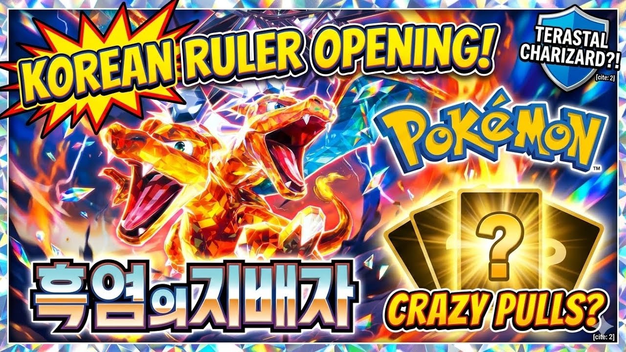 ￼ Opening Korean Pokémon cards first time