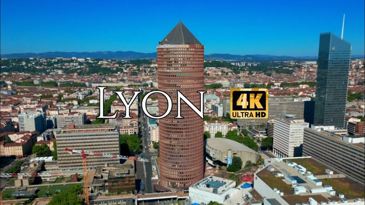 Lyon, City in France 🇨🇵 by drone