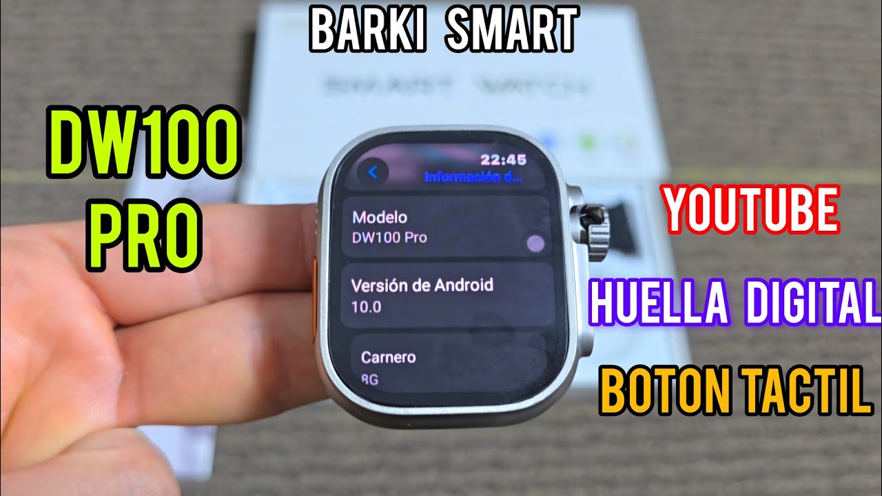 Smart Watch DW100 Pro / Actualizado 2025