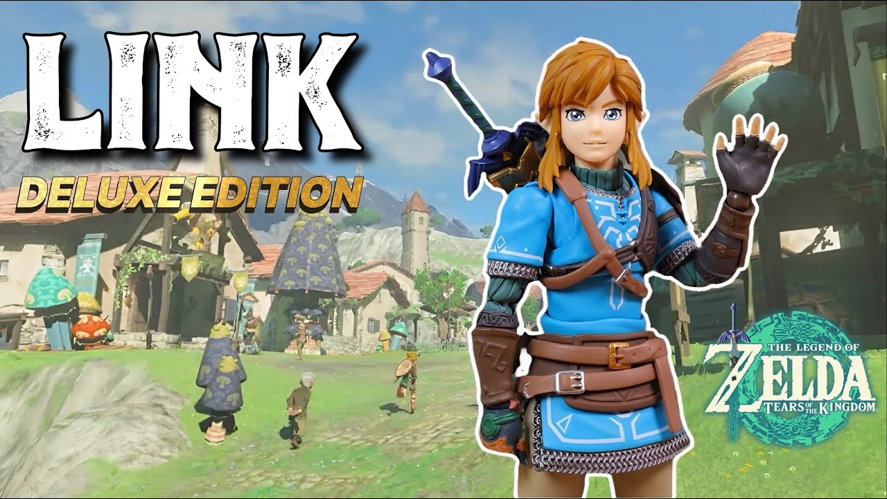 The Legend of Zelda: Tears of the Kingdom DX Figma Link Stop Motion Review!