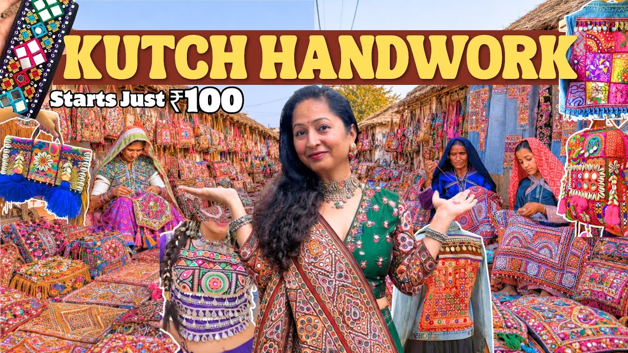 कच्छ Handicraft😍 | Hidden Gem in Mumbai🩵 | Boho Bags,Blouse,Lace,etc |Wholesale Market |Festive Wear