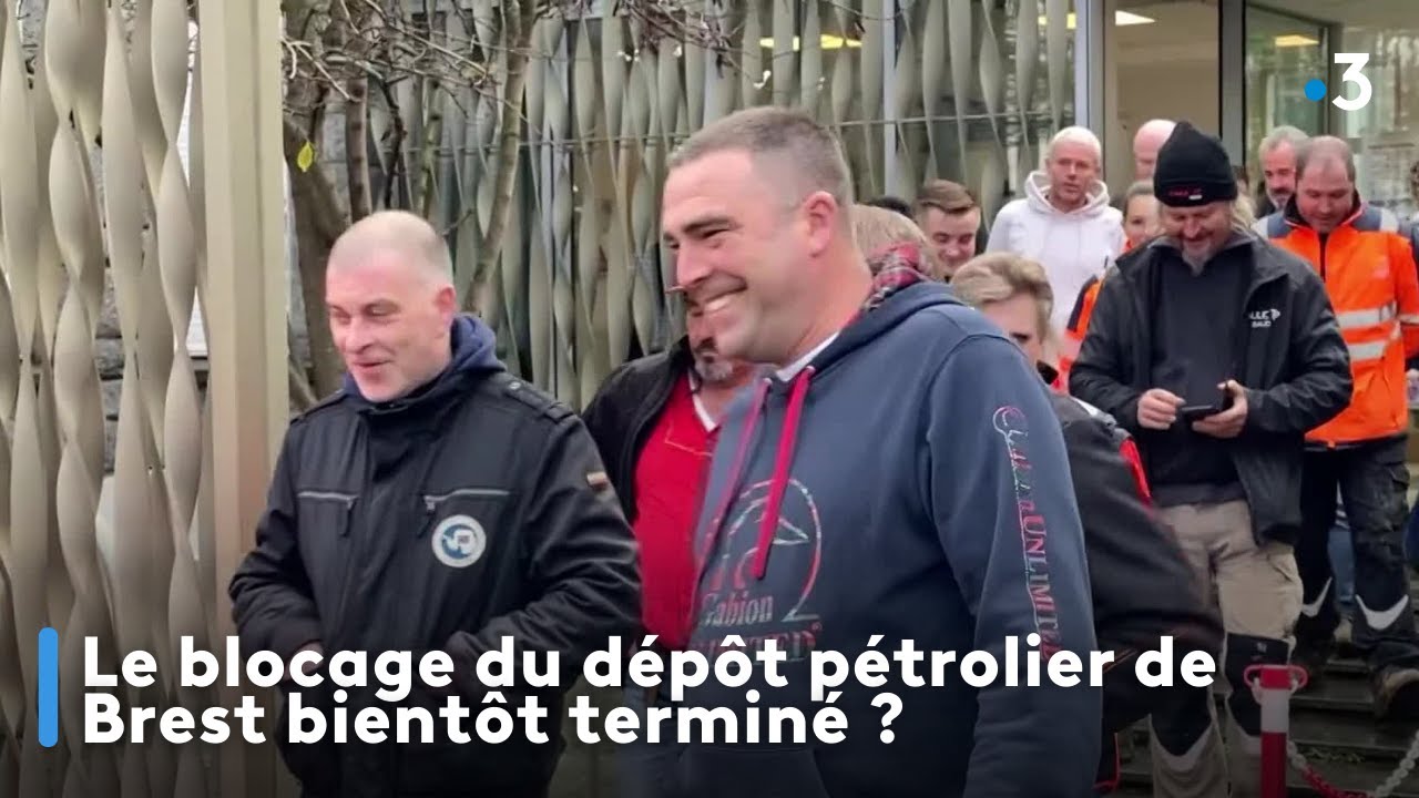 Le blocage du dépôt pétrolier de Brest bientôt terminé ?