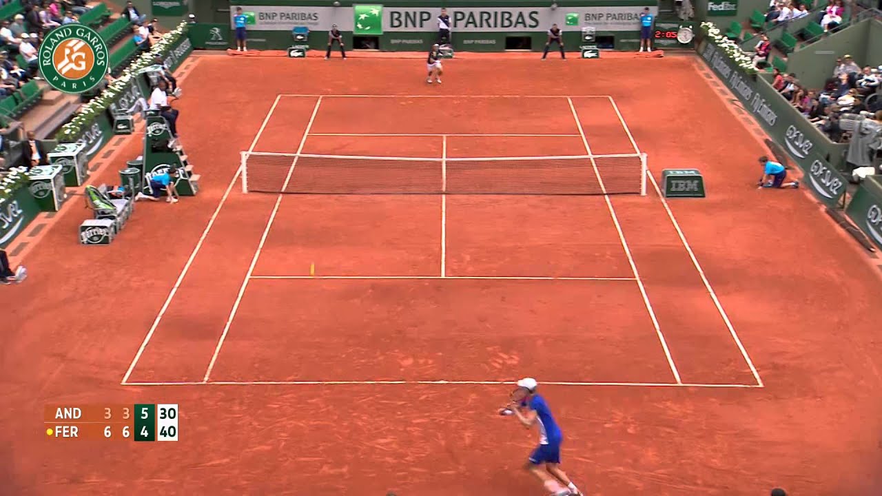 Roland Garros 2014 Monday Highlights Anderson Ferrer